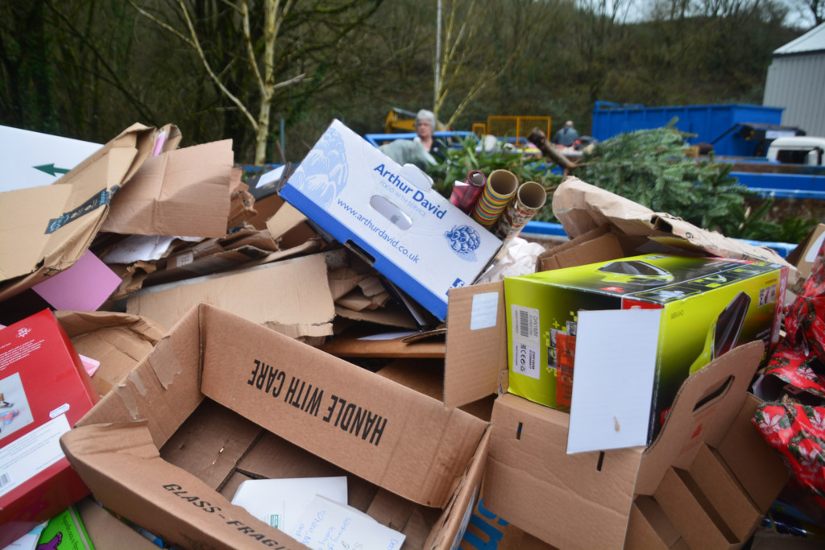 Reciclar cajas de cartón